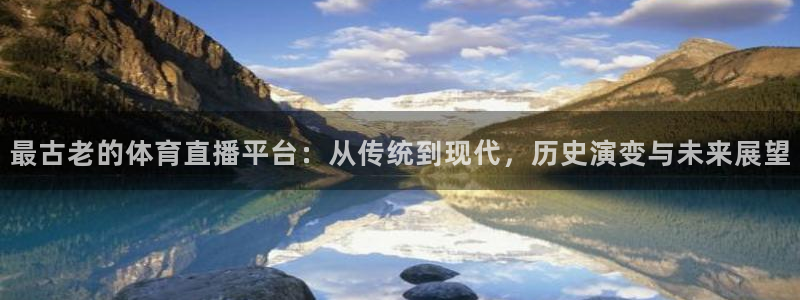 玩球体育直播吧：最古老的体育直播平台：从传统到现代，历史演变与未来展望